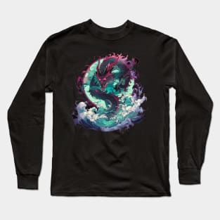 Emerald Sea Dragon Long Sleeve T-Shirt